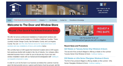 Desktop Screenshot of doorwindowstore.com