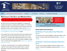 Tablet Screenshot of doorwindowstore.com